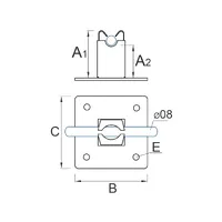 H-062 Тримач дроту Niro з підставкою thumb-2