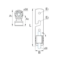H-081 Тримач дроту кутовий з пластиком thumb-2