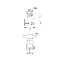 H-091 Тримач фальцевий з пластиком thumb-2