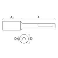 G-20/8 Ударна насадка SDS-MAX для уземлювачів ø20 мм thumb-2
