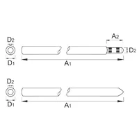G-18/1 Cтержень уземлення ø18 мм L-1500 — Заземлювачі