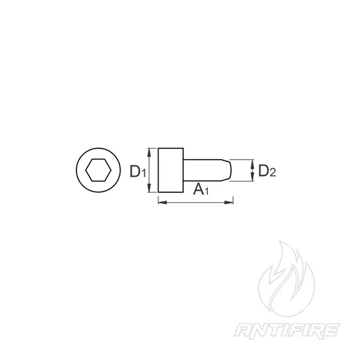 G-18/3 Забивний гвинт для стержня ø18 мм  (фото 2)