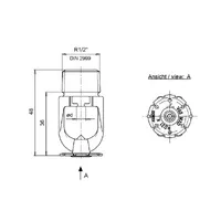 Дренчер Minimax MXD-RD21 розеткой вниз thumb-3