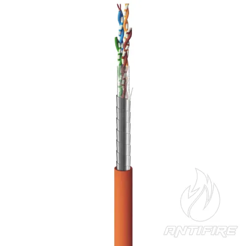 Кабель мережевий вогнестійкий ALAY-net F/UTP FR CAT.5 4x2x24 AWG (бухта 100м) 