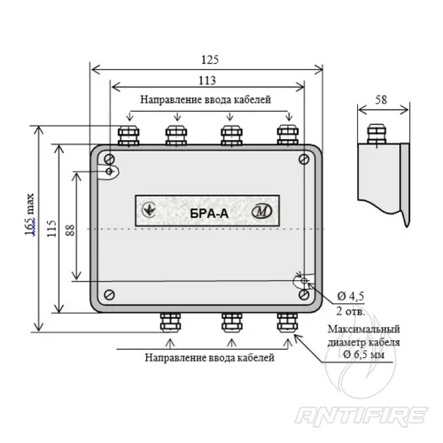 Блок розширення адресний Меридіан БР-А ФРДІ.425521.011  (фото 2)
