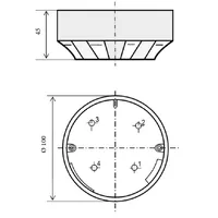 Сповіщувач пожежний димовий вибухозахищений Меридіан СПД-АВ thumb-2
