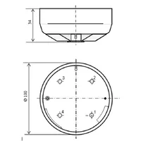 Извещатель пожарный тепловой Меридиан СПТ-1АВ thumb-2