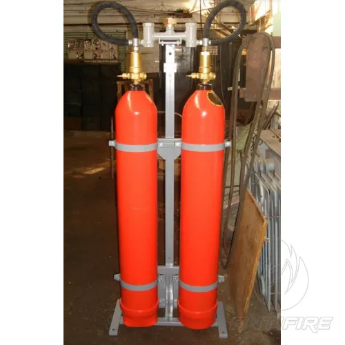 Комплект технологічного обладнання для двобалонній батареї газового пожежогасіння КТ-2 