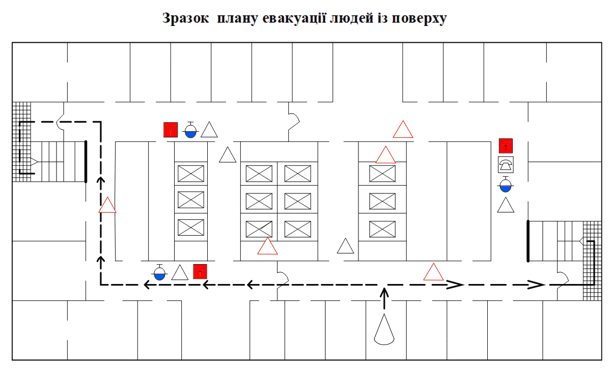 Зразок плану евакуації