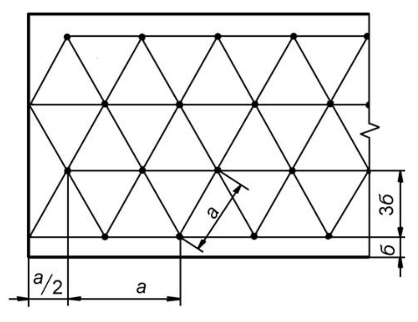 Схема трикутного розміщення СПЗ