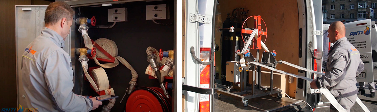 Перекантовка пожежних рукавів від Antifire